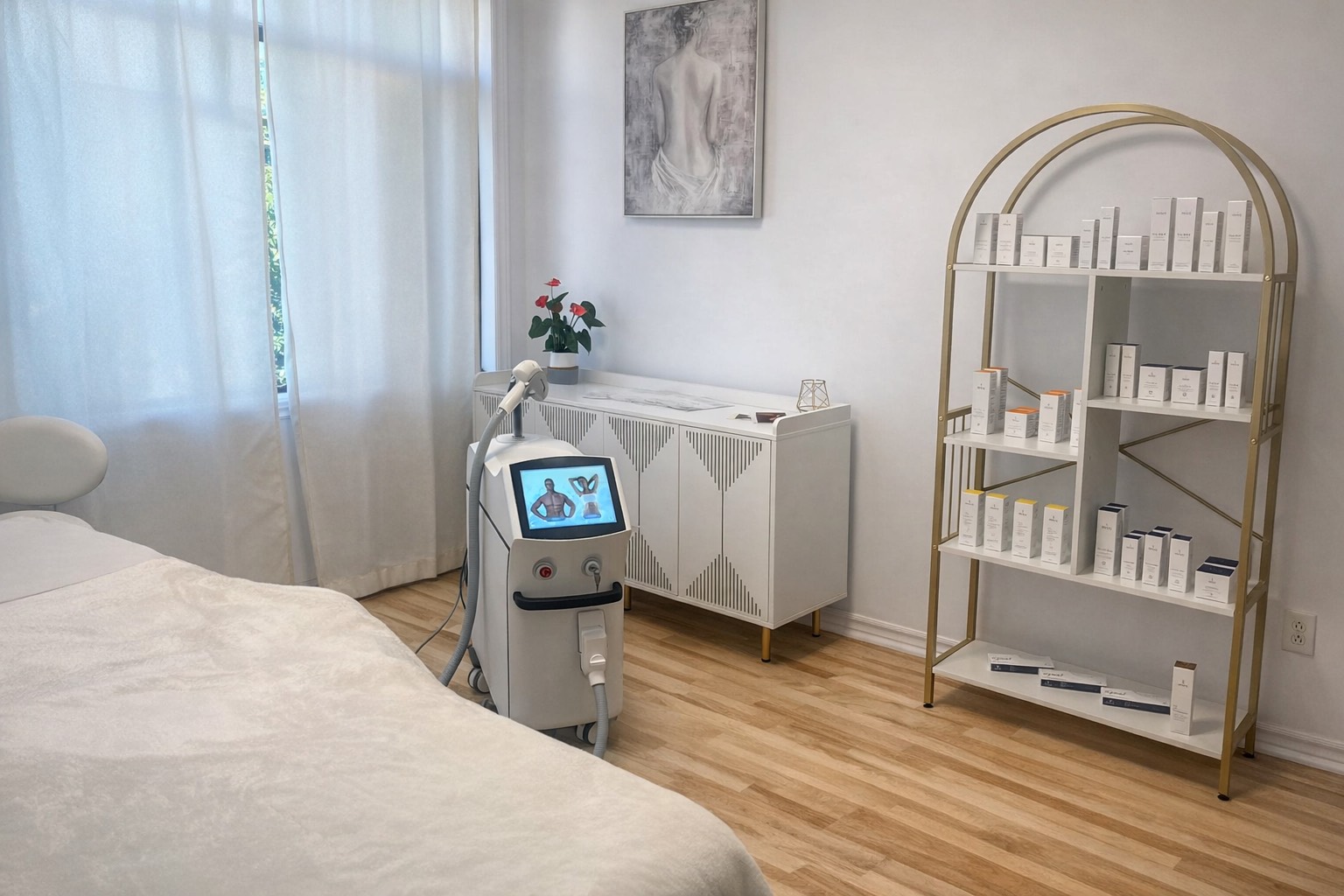 Intérieur de la clinique Laser DermaDiva